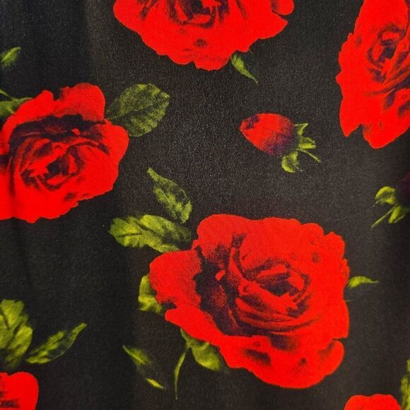 Cactus Man Ricky Singh Shirt Black Floral Button Up Hawaiian Mens Size Small - Picture 5 of 9